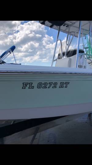 2018 Ranger Bay 2260 boat Lettering from Parker S, FL